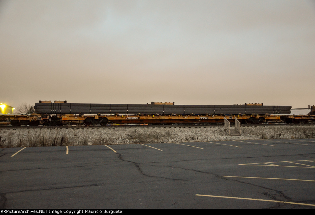 PTTX Flat Car with steel beams